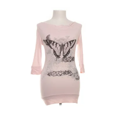 Tuniek (Roze, Meerkleurig) van Clockhouse by C&A Elastaan, Viscose