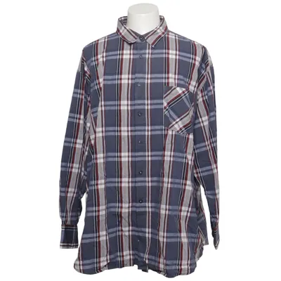 Chemise en flanelle (Bleu, Rouge, Blanc) de Big Fashion Coton