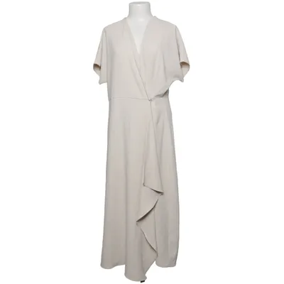 Wrap dress (Beige) from Mango Polyester
