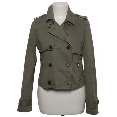 Trenchcoat (Grün) von Clockhouse Baumwolle, Polyester