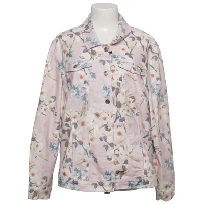 Veste en jean (Rose, Multicolore) de Laura Torelli Coton, Élasthane, Polyester