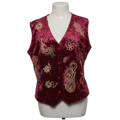 Vest (Rød, Flerfarvet) fra Fair Lady Polyester