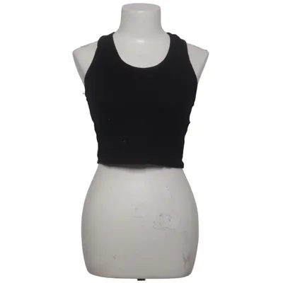 Crop top (Black) from Active Basic Cotton, Elastane