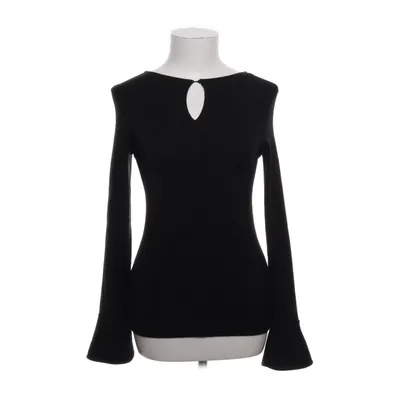 Bluse (Sort, Sølv) fra Hallhuber Elastan, Metallfiber, Viscose