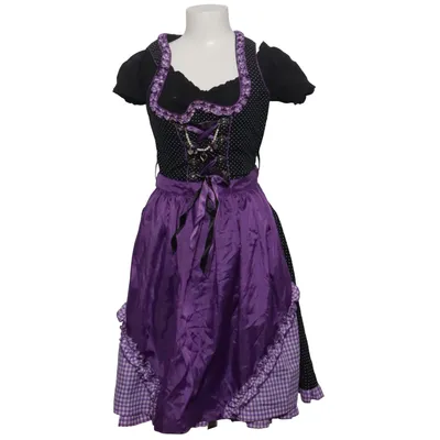 Dirndl (Svart, Lila, Flerfärgad) från Almenrausch Bomull, Polyester