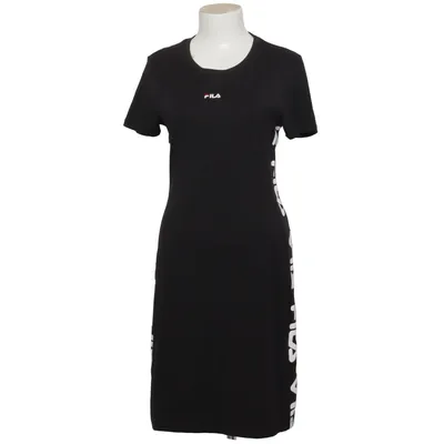 Klänning (Svart, Vit) från Fila Bomull, Elastan