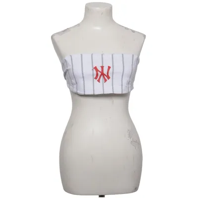 Tube top (White, Blue, Red) from Majestic Athletic Cotton, Elastane