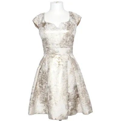 Cocktailklänning (Silverfärgad, Guldfärgad, Flerfärgad) från Yumi Bomull, Metallfiber, Polyester