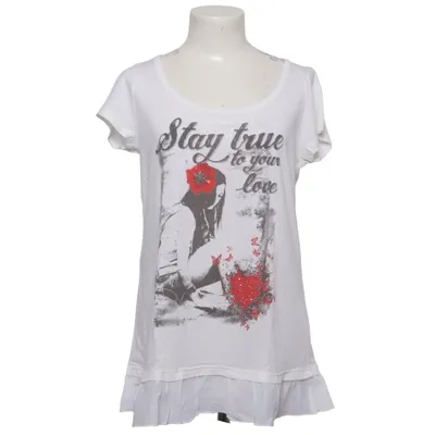 T-shirt (Vit, Flerfärgad) från Conleys Bomull, Modal