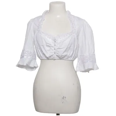 Dirndl blouse (White) from Krüger Cotton, Polyester