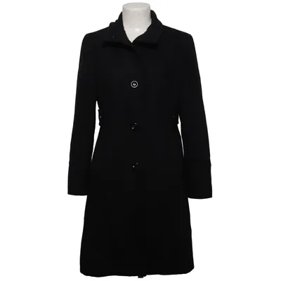 Manteau (Noir) de Nine West Polyester, Viscose, Laine