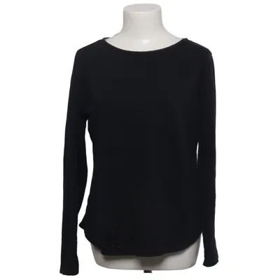 Langarmshirt (Schwarz) von Juvia Kaschmir, Baumwolle, Polyamid