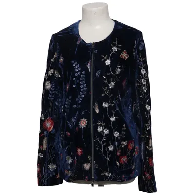 Jacket (Blue, Multicolored) from Erfo Elastane, Polyester