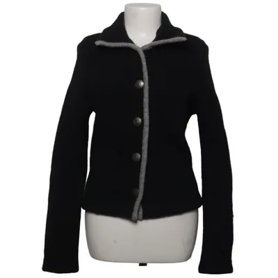 Cardigan (Zwart) van Stapf Wol