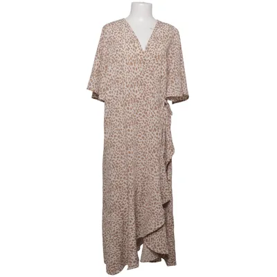 Wickelkleid (Weiß, Braun) von Pernilla Wahlgren Design Polyester