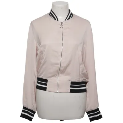Bomberjakke (Beige, Sort, Hvid) fra Bershka Premium Outerwear Polyester