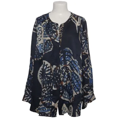Blus (Blå, Svart, Flerfärgad) från Selection by Ulla Popken Silke, Viskos