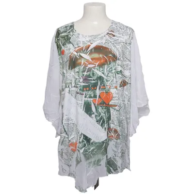 Tunic (White, Multicolored) from Ashwi Polyester