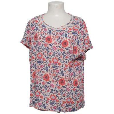 Top (White, Multicolored) from Multiblu Viscose