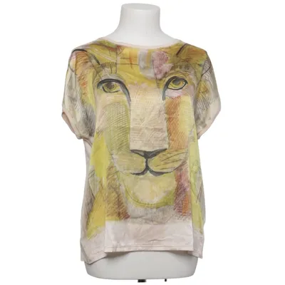 T-shirt (Beige, Flerfärgad) från Marc Cain Bomull, Elastan, Silke