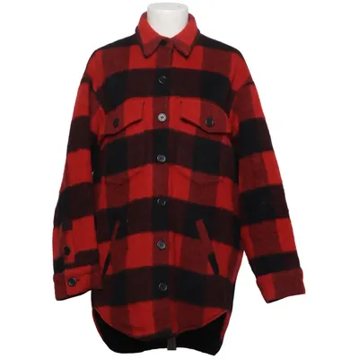 Overshirt (Black, Red) from The Kooples Sport Acrylic, Mohair, Polyamide, Viscose, Wool