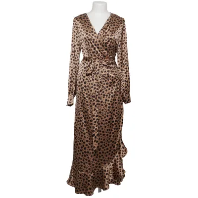 Dress (Beige, Black, Brown) from Never Fully Dressed Elastane, Polyester
