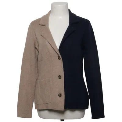 Cardigan (Beige, Blue) from Christian Siriano Polyamide, Polyester, Viscose
