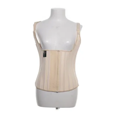 Korset (Beige, Wit) Katoen, Elastaan