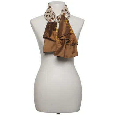 Suit scarf (Brown, White, Yellow) from Pieces Accessories
