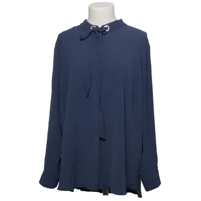 Knytblus (Blå) från Pfeffinger Elastan, Polyester