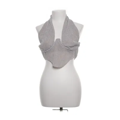 Haut dos-nu (Argent) de Boohoo Polyester