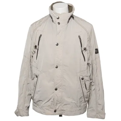 Jacket (Beige) from Gate One Cotton, Polyamide, Polyester