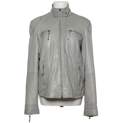 Veste en cuir (Gris) de Jilani Collection Cuir, Polyester