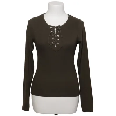 Långärmad t-shirt (Grön) från FB Sister Elastan, Polyester, Viskos