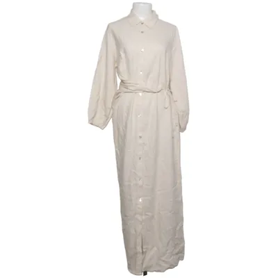 Skjortekjole (Beige) fra Parfois Linned, Viscose