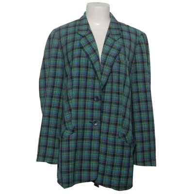 Blazer (Grøn, Blå, Flerfarvet) fra Canda Polyester, Viscose