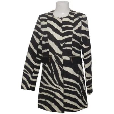Manteau (Noir, Blanc) de Lulu Love Coton, Polyester
