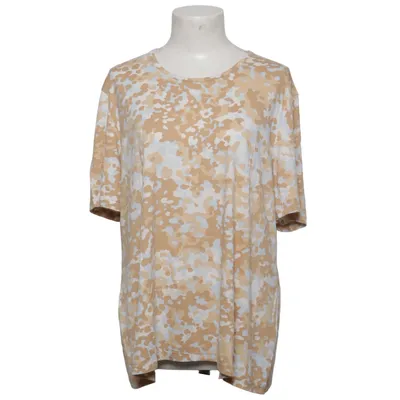 T-shirt (Beige, Blue, White) from Cara Elastane, Polyester, Viscose