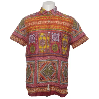 Chemise à manches courtes (Jaune, Rose, Multicolore) de Ganesh Coton