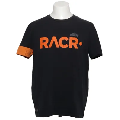 T-shirt (Black, Orange, Multicolored) from KTM Cotton