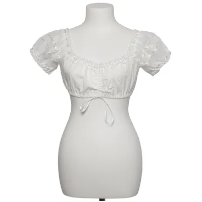 Dirndl blouse (Wit) van Krüger