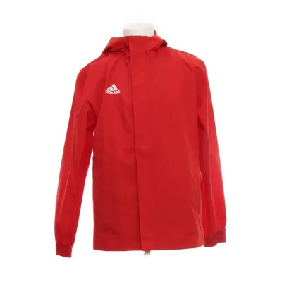 Regnjakke (Rød) fra Adidas Polyester, Polyurethan