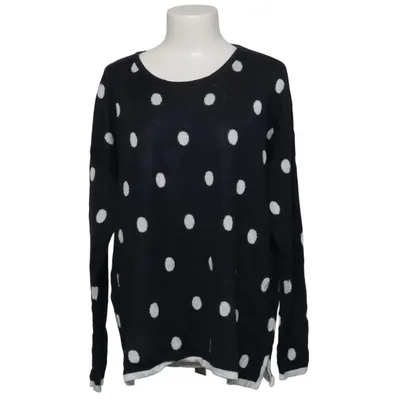 Sweater (Blå, Hvid) fra Gina Laura Akryl, Bomuld