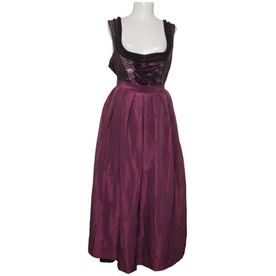 Dirndl (Purple, Black) from Rose-Dirndl Polyester, Viscose