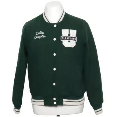 Veste universitaire (Vert, Blanc) de America Today Acrylique, Polyester, Laine