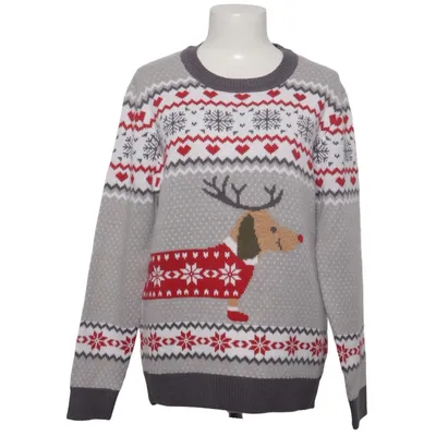 Julesweater (Grå, Rød, Hvid) fra Urban Classics Akryl