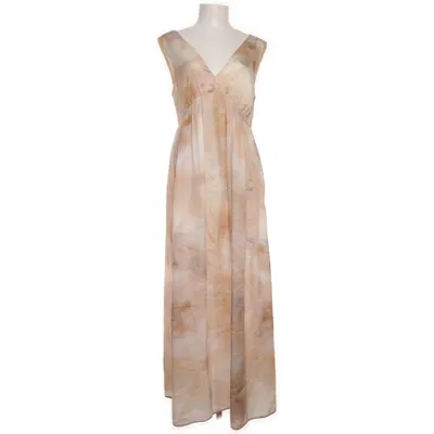 Långklänning (Flerfärgad, Vit) från H&M Modern Classic Polyester