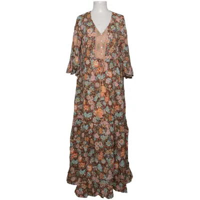 Maxi jurk (Bruin, Meerkleurig) van Linea Tesini Katoen, Viscose