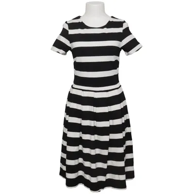 Kjole (Sort, Hvid) fra Mint & Berry Elastan, Polyamid, Viscose