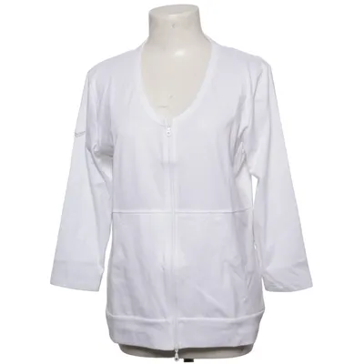 Cardigan (White) from Trigema Cotton, Elastane